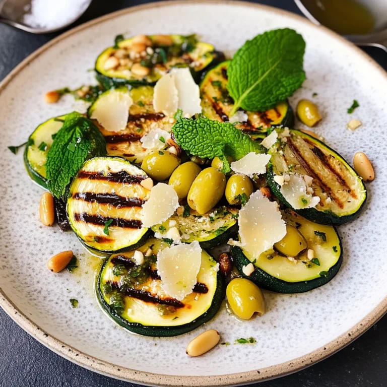 Carpaccio di zucchine.