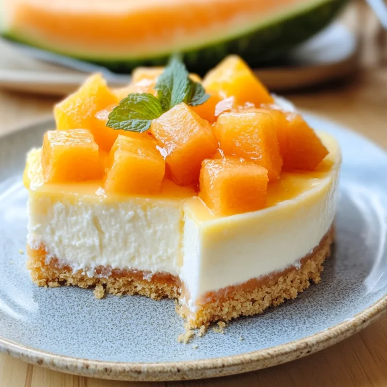 Cheesecake al melone