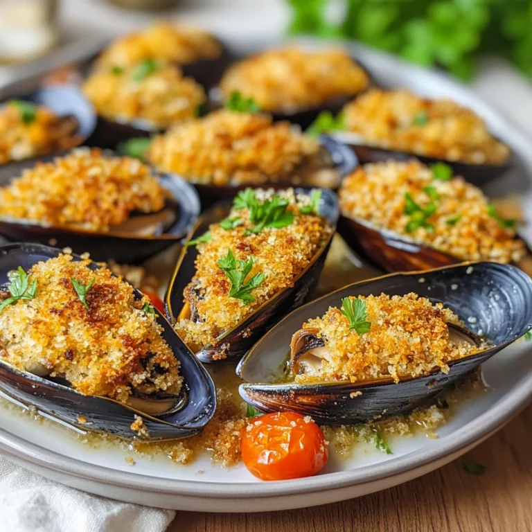 Cozze gratinate