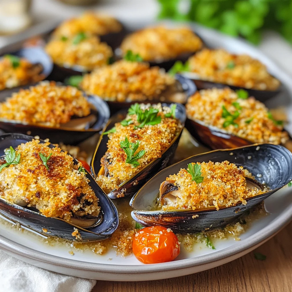 Cozze gratinate