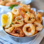 Frittura di totani e gamberi