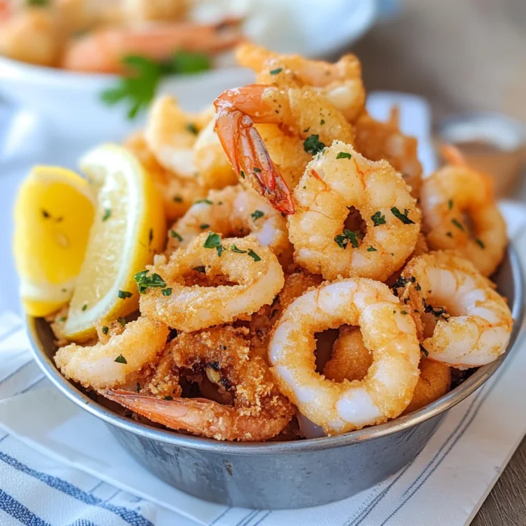 Frittura di totani e gamberi