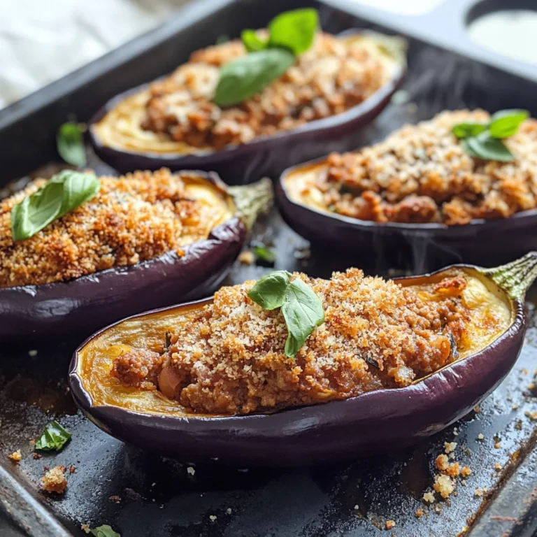 Melanzane ripiene di carne