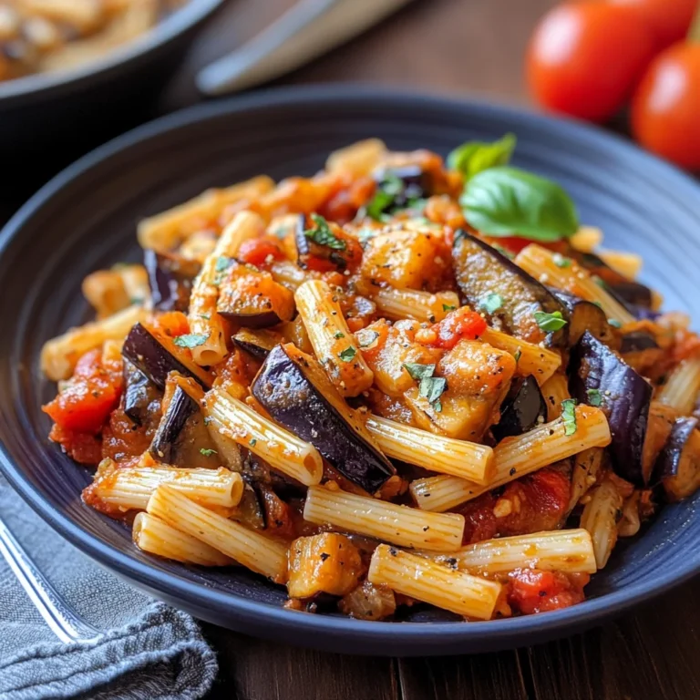 Pasta con le melanzane
