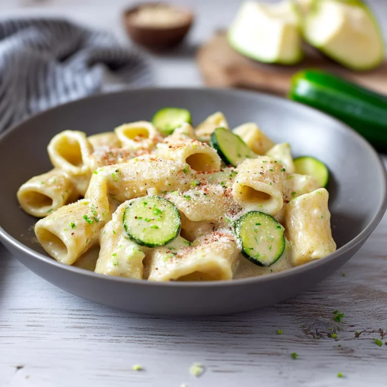 Pasta cremosa zucchine e speck