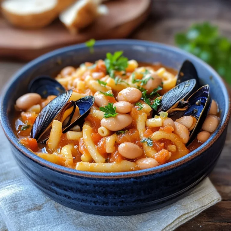 Pasta fagioli e cozze