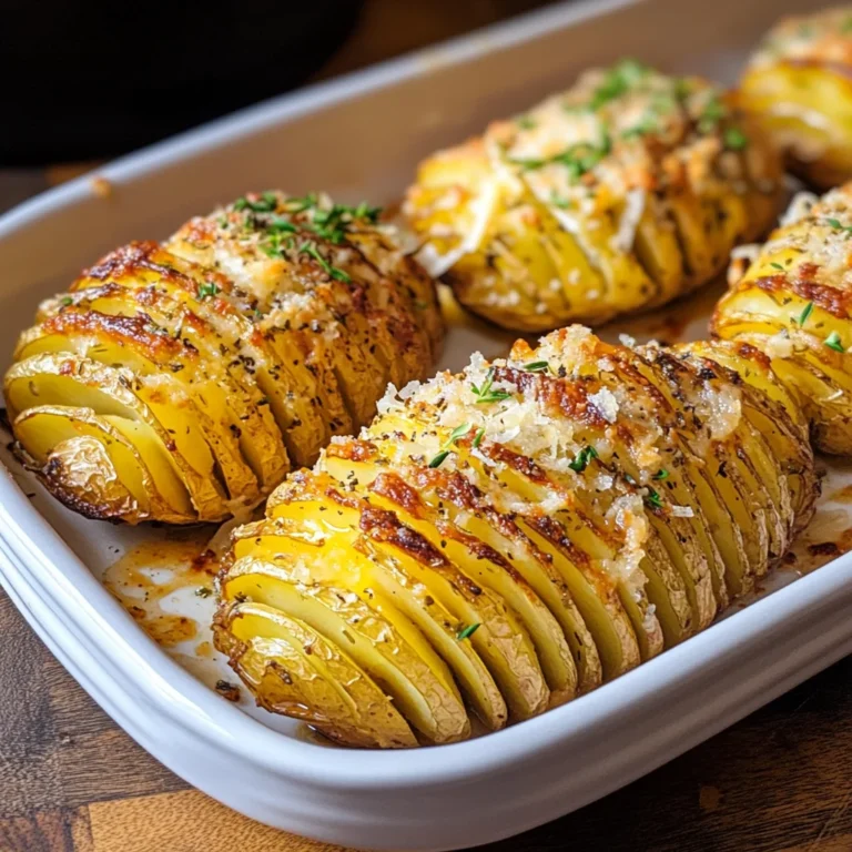 Patate hasselback