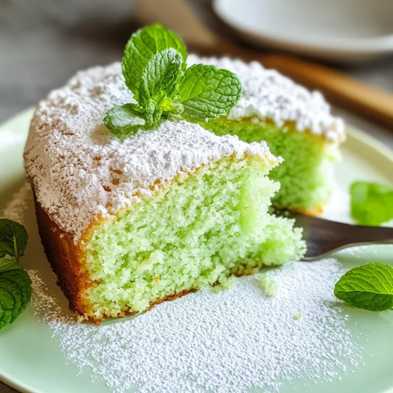 Torta alla menta