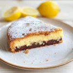 Torta caprese al limone e cioccolato bianco